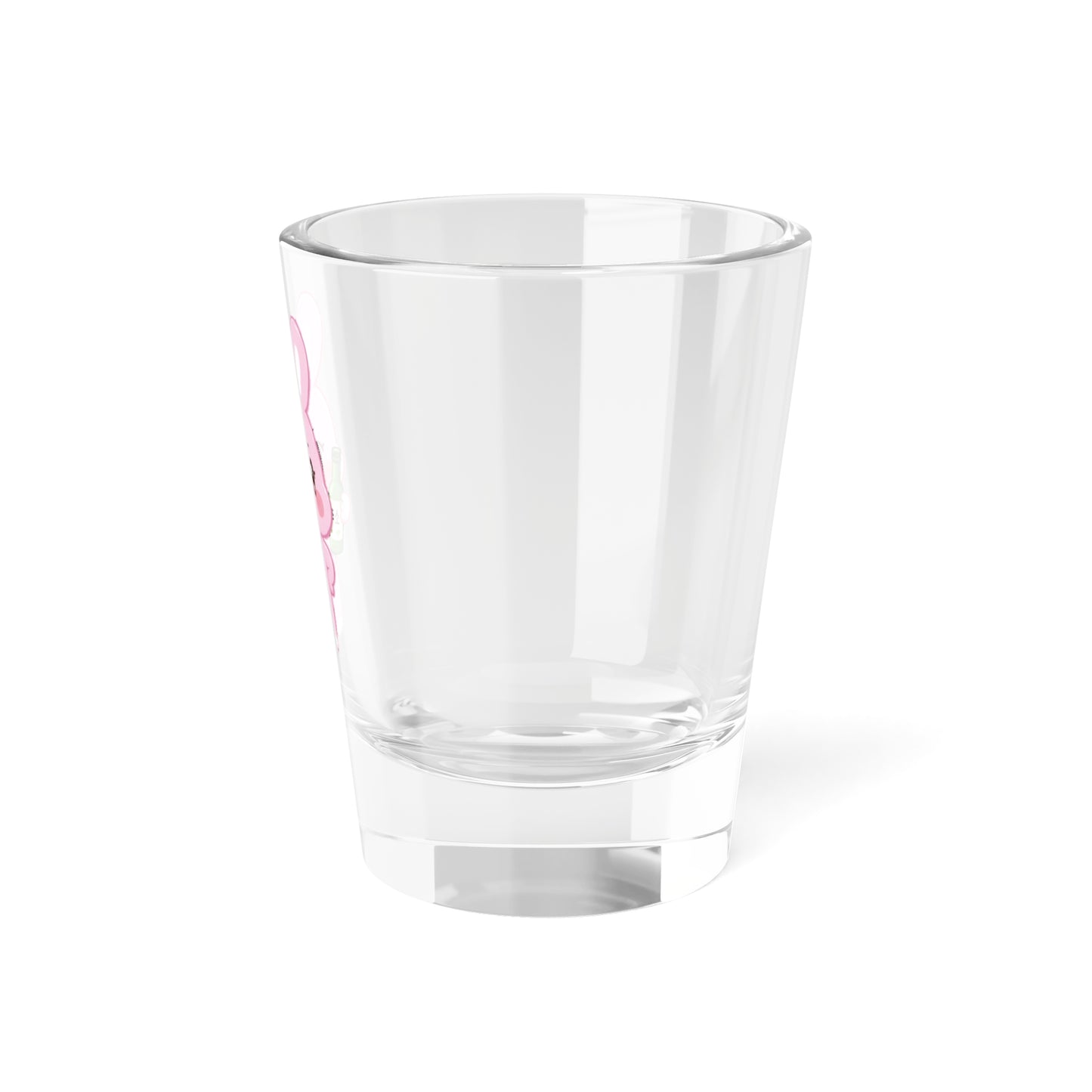 DDEONGbyeoli Cute Kawaii Puppy Holding Soju Shot Glass — 1.5oz Cute Animal Korean Soju Glassware