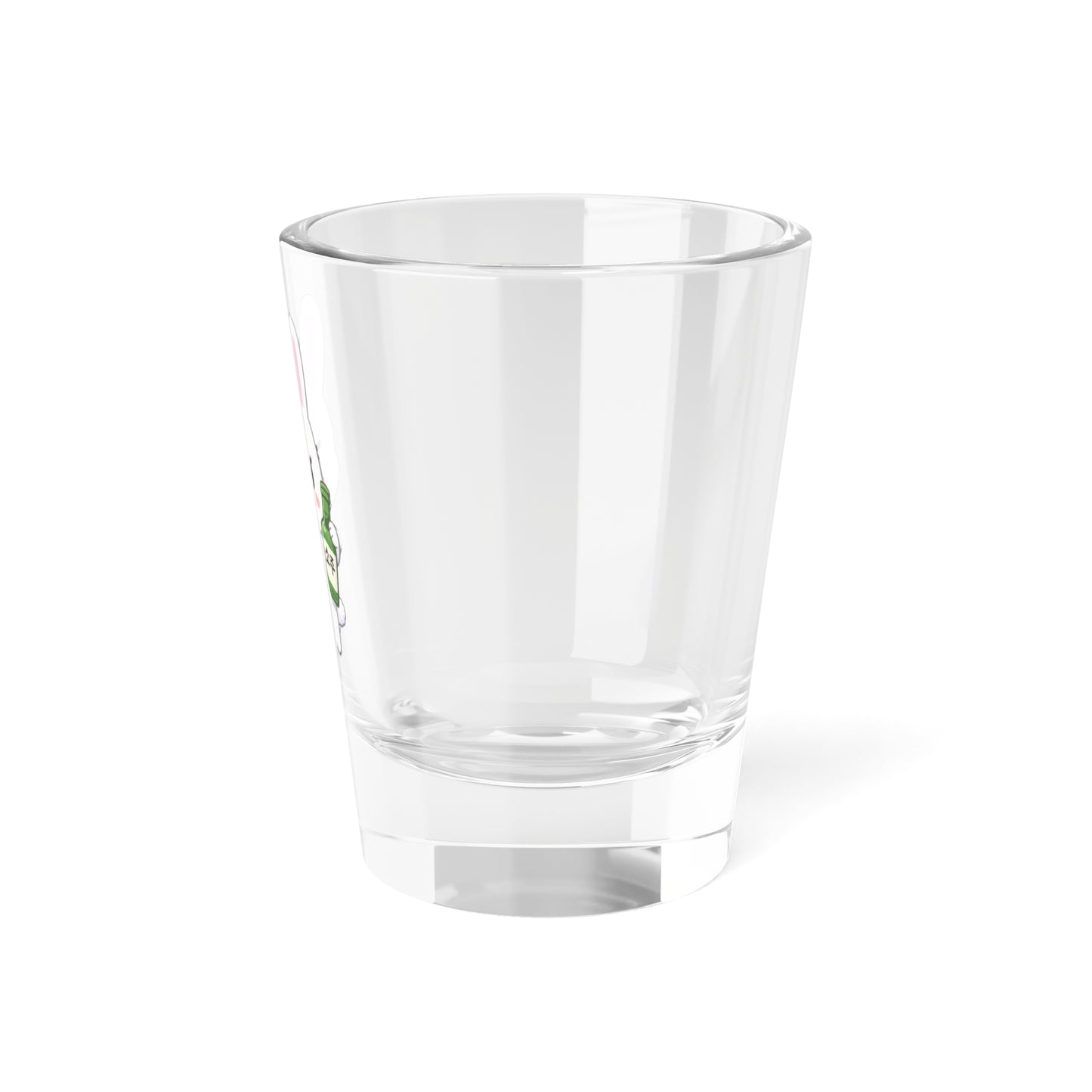 Leebit Cute Kawaii Puppy Holding Soju Shot Glass — 1.5oz Cute Animal Korean Soju Glassware