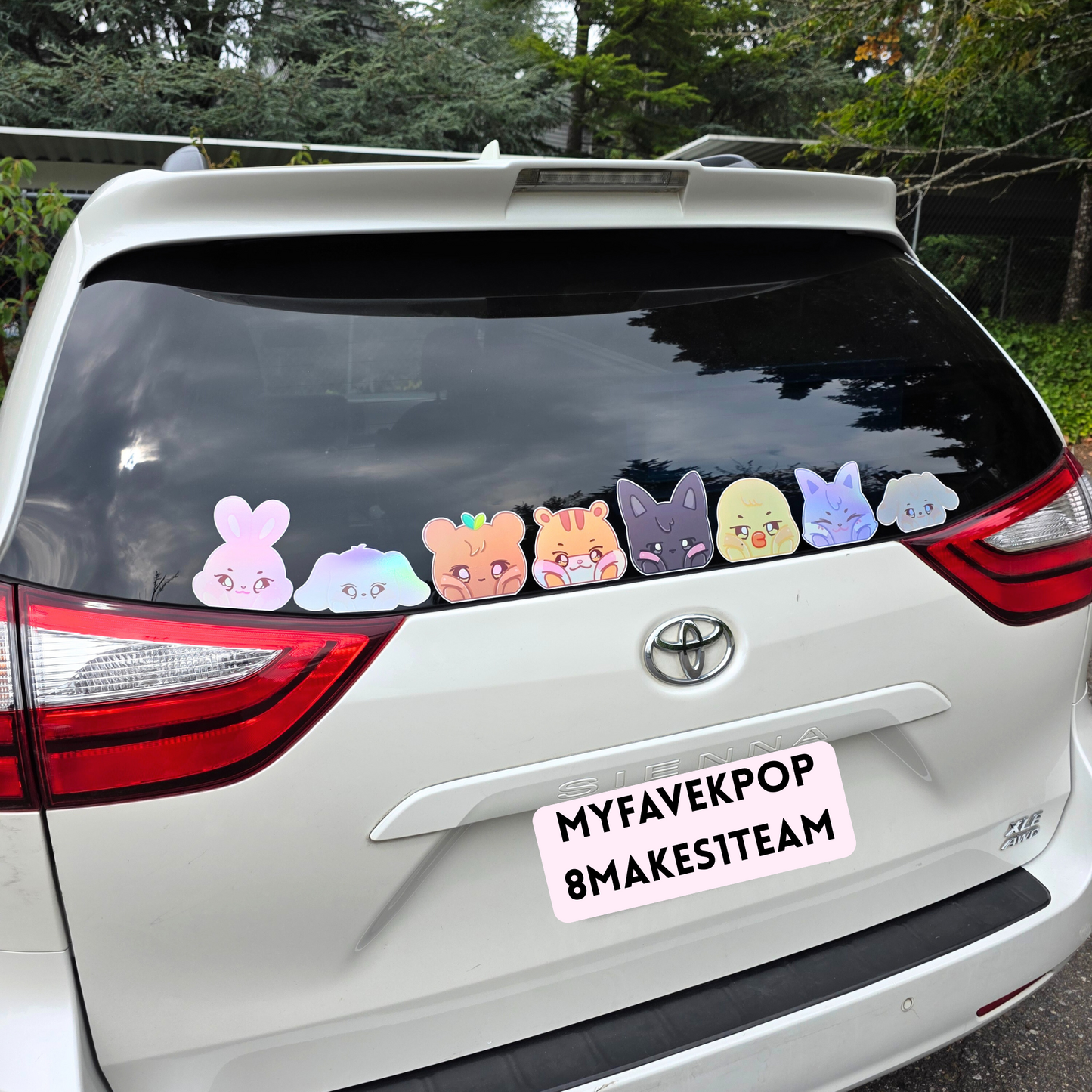 Aniteez Holographic Vinyl Car Decal