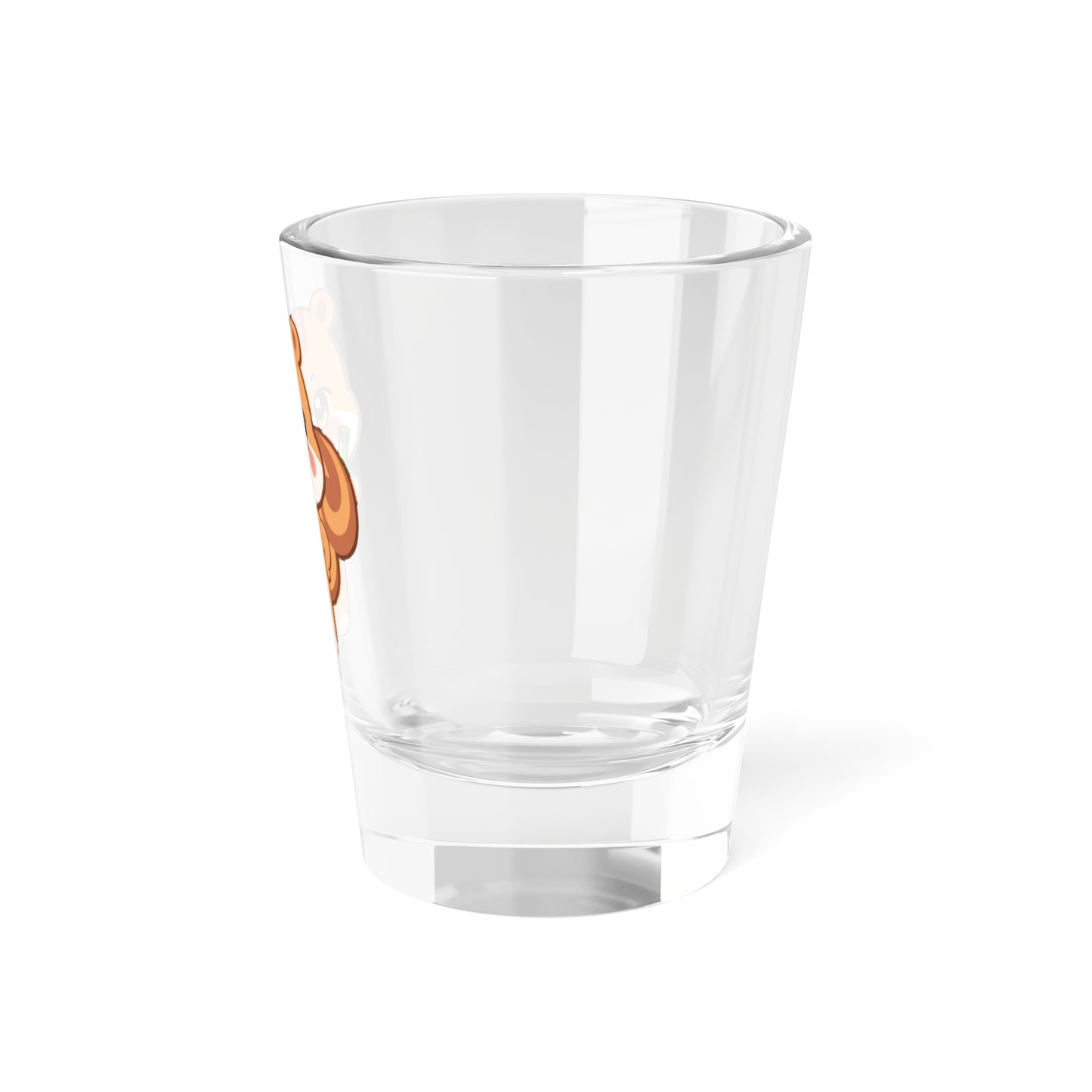 JJOONGrami Cute Kawaii Puppy Holding Soju Shot Glass — 1.5oz Cute Animal Korean Soju Glassware