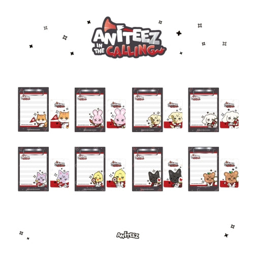 ATEEZ X ANITEEZ ANITEEZ IN THE CALLING MD 03. MINI CLIPBOARD & MEMO PAD SET