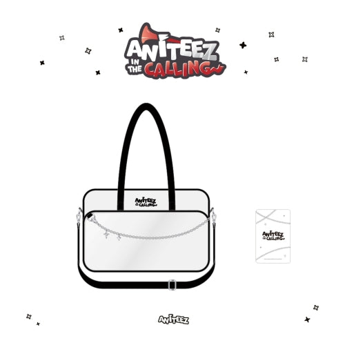 ATEEZ X ANITEEZ ANITEEZ IN THE CALLING MD 15. PVC POCKET SHOULDER BAG