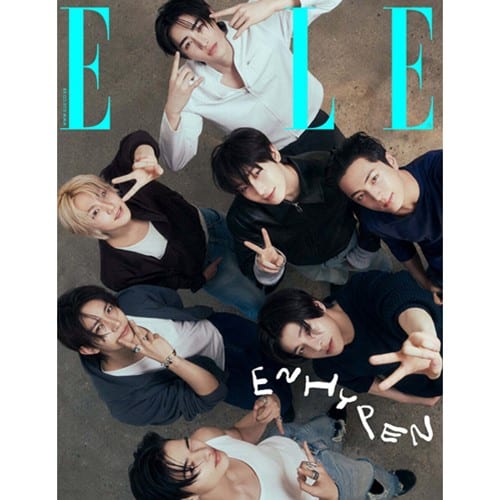 ELLE KOREA 2025 April Cover : ENHYPEN (Type B)