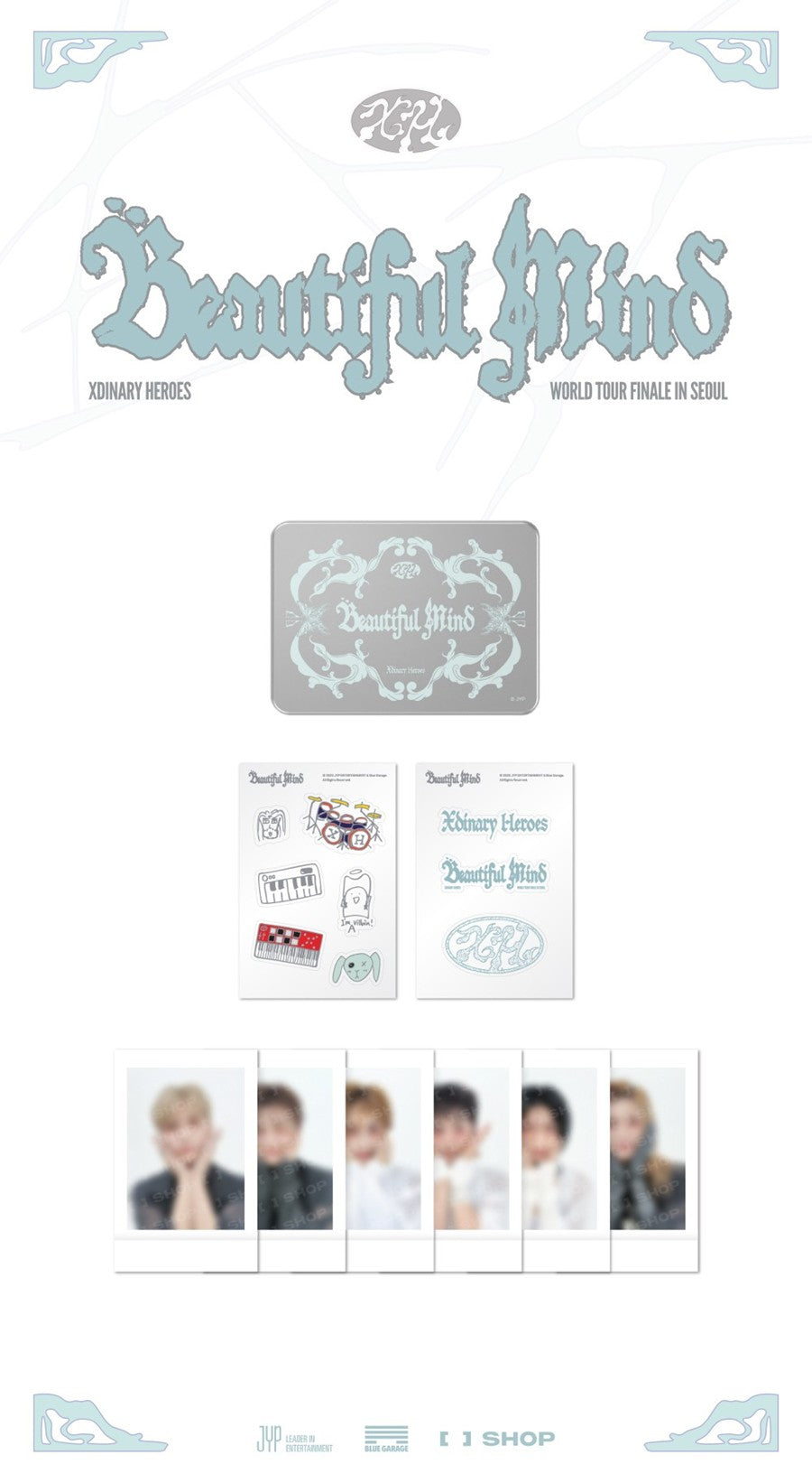 Xdinary Heroes Beautiful Mind World Tour FINALE in SEOUL MD TINCASE SET