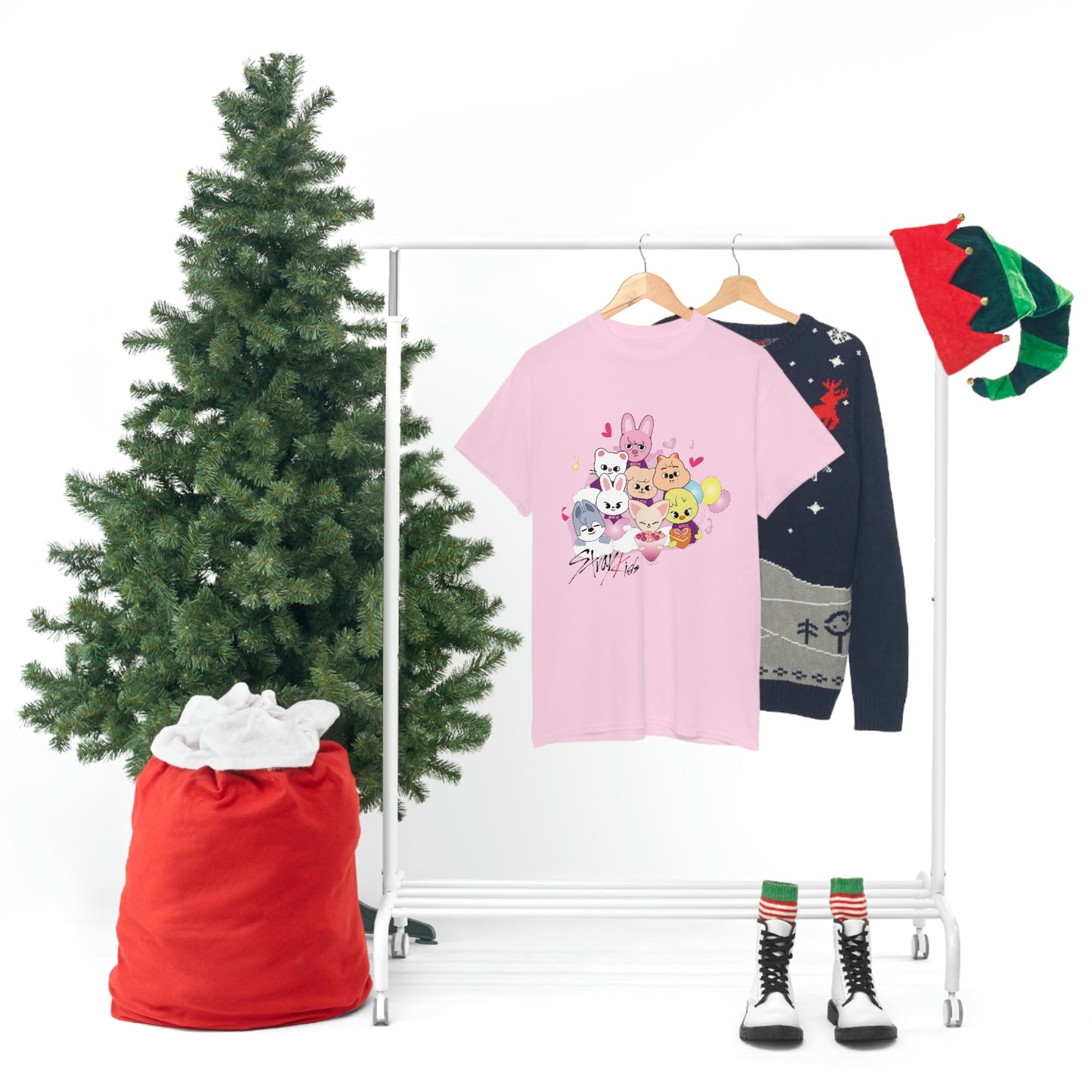 Stray Kids Skzoo Valentine's Kpop T-shirt Unisex Heavy Cotton Tee