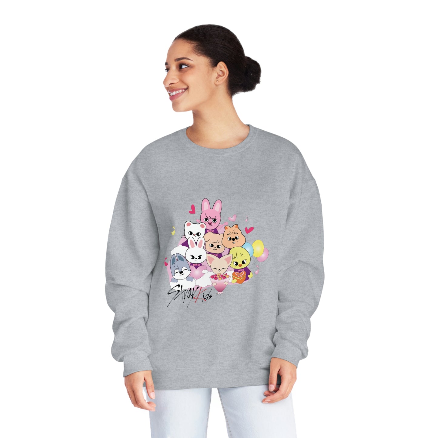 Stray Kids Skzoo Valentine's Kpop Unisex NuBlend® Crewneck Sweatshirt