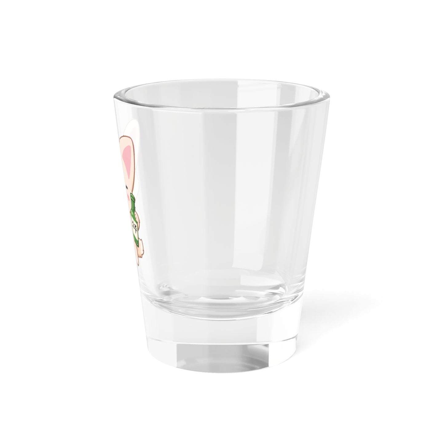 FoxI.Ny Cute Kawaii Puppy Holding Soju Shot Glass — 1.5oz Cute Animal Korean Soju Glassware