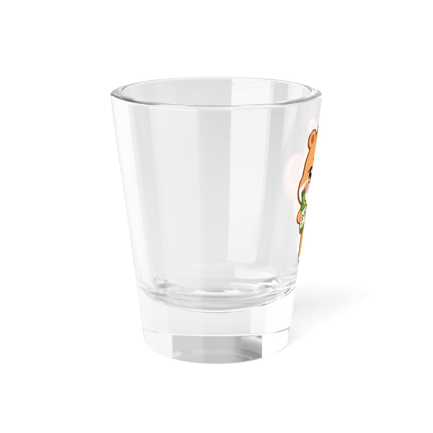 JJOONGrami Cute Kawaii Puppy Holding Soju Shot Glass — 1.5oz Cute Animal Korean Soju Glassware