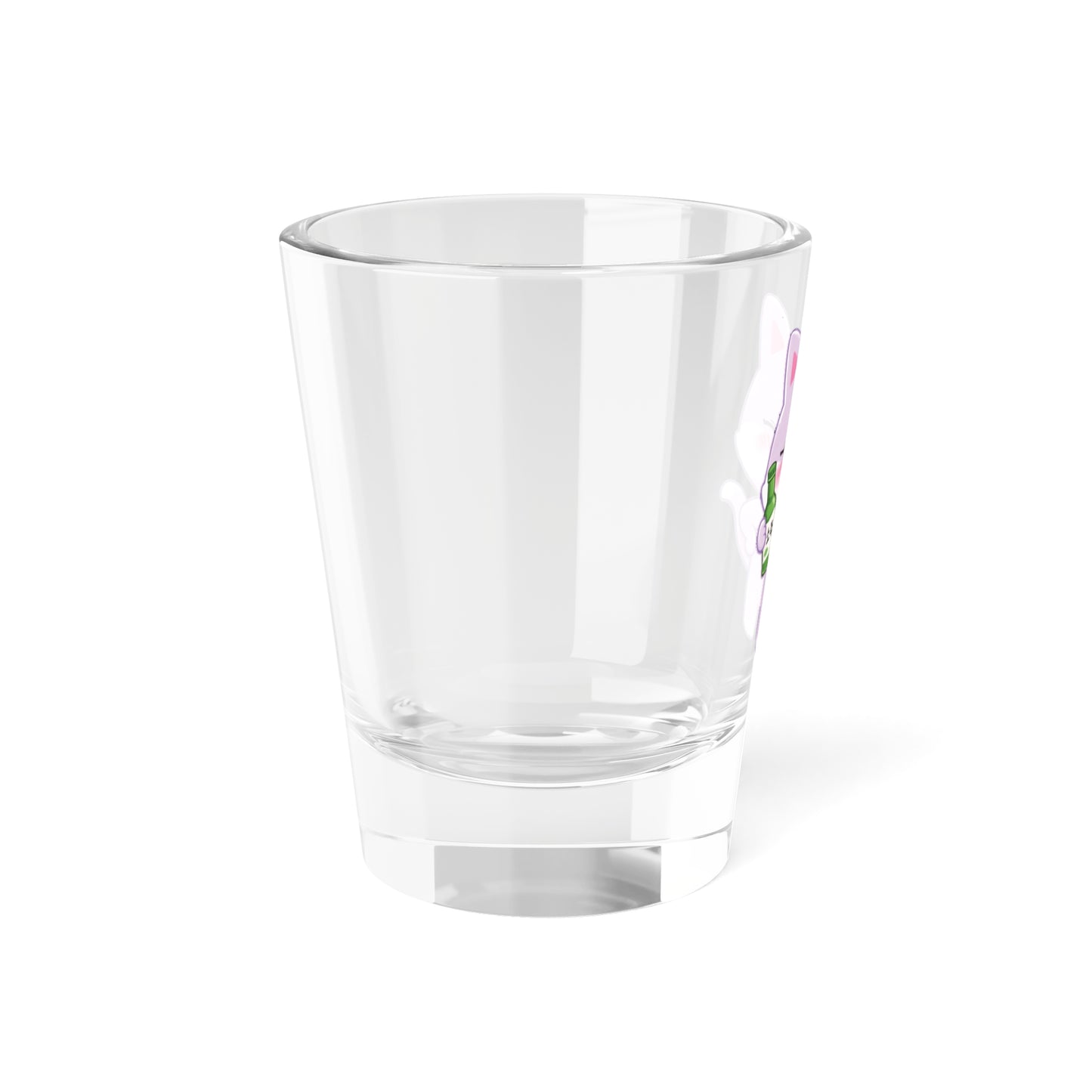 SANdeoki Cute Kawaii Puppy Holding Soju Shot Glass — 1.5oz Cute Animal Korean Soju Glassware