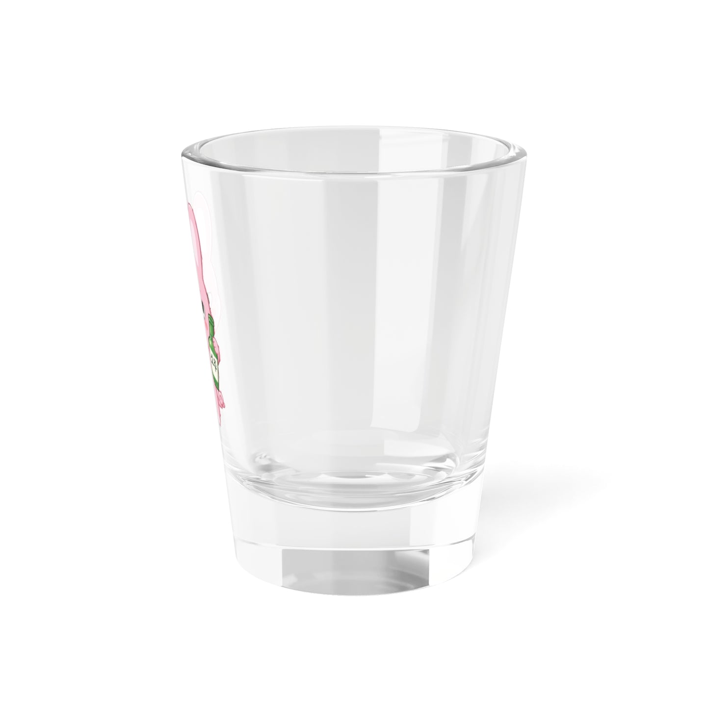 Dwaekki Cute Kawaii Puppy Holding Soju Shot Glass — 1.5oz Cute Animal Korean Soju Glassware