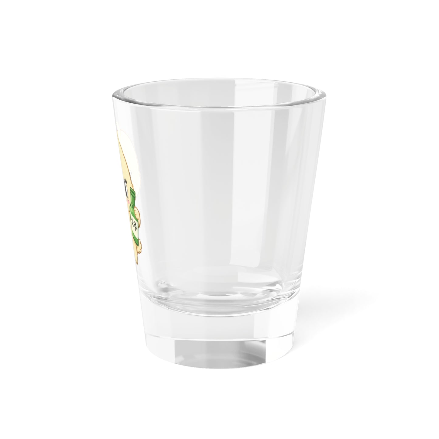 BbokAri Cute Kawaii Puppy Holding Soju Shot Glass — 1.5oz Cute Animal Korean Soju Glassware