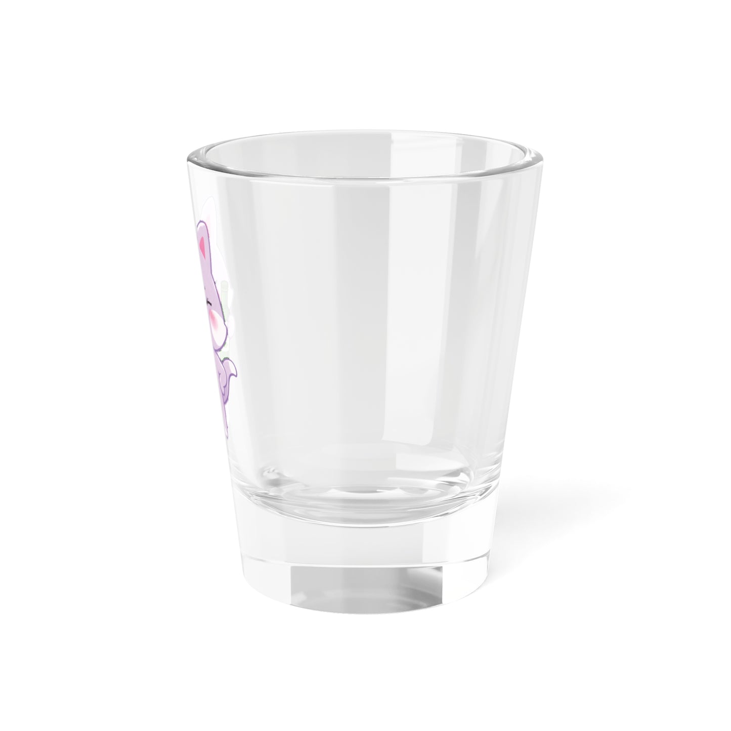 SANdeoki Cute Kawaii Puppy Holding Soju Shot Glass — 1.5oz Cute Animal Korean Soju Glassware