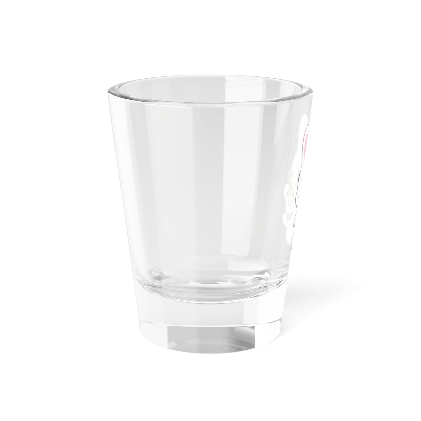 Leebit Cute Kawaii Puppy Holding Soju Shot Glass — 1.5oz Cute Animal Korean Soju Glassware
