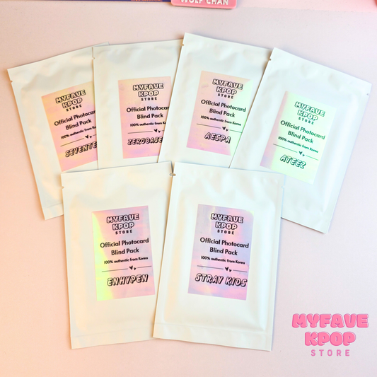 Official Kpop Photocard Blind Pack