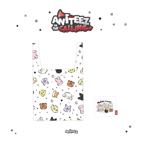 ATEEZ X ANITEEZ ANITEEZ IN THE CALLING MD 22. POCKET SHOPPER BAG