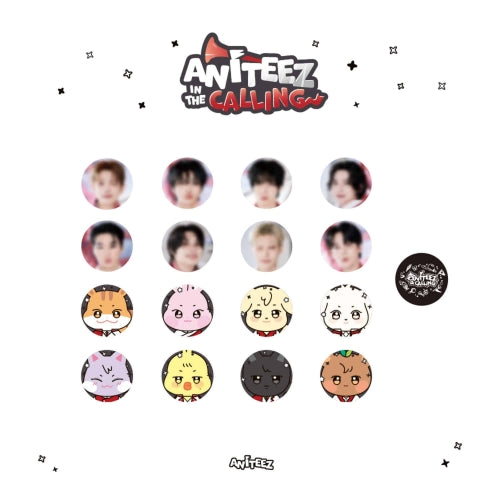 ATEEZ X ANITEEZ ANITEEZ IN THE CALLING MD 46. RANDOM – CAN BADGE