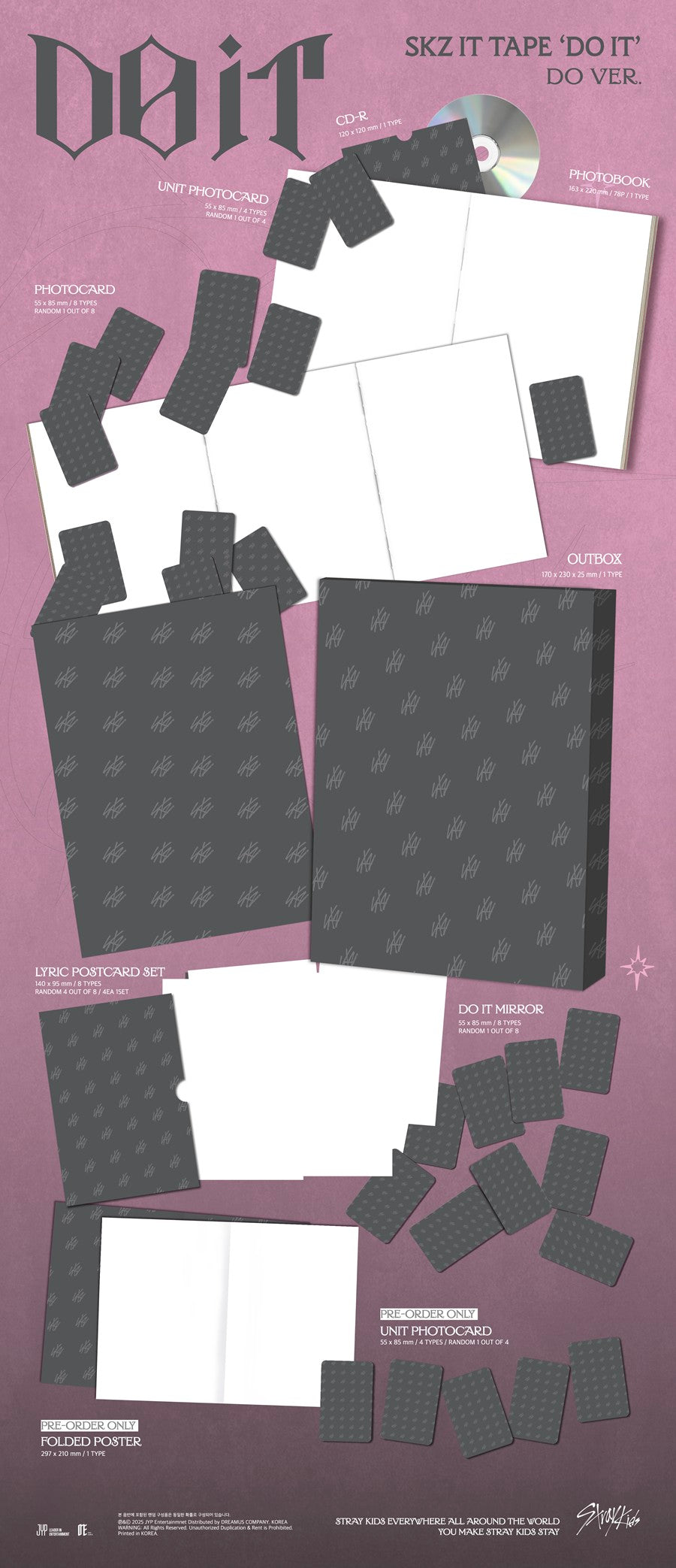 [Pre-Order] Stray Kids – SKZ IT TAPE [DO IT] (DO VER.)