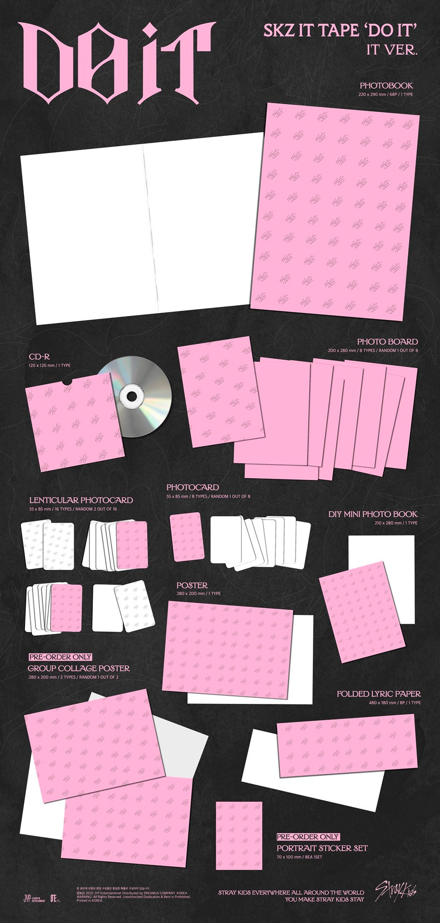 [Pre-Order] Stray Kids – SKZ IT TAPE [DO IT] (IT VER.)