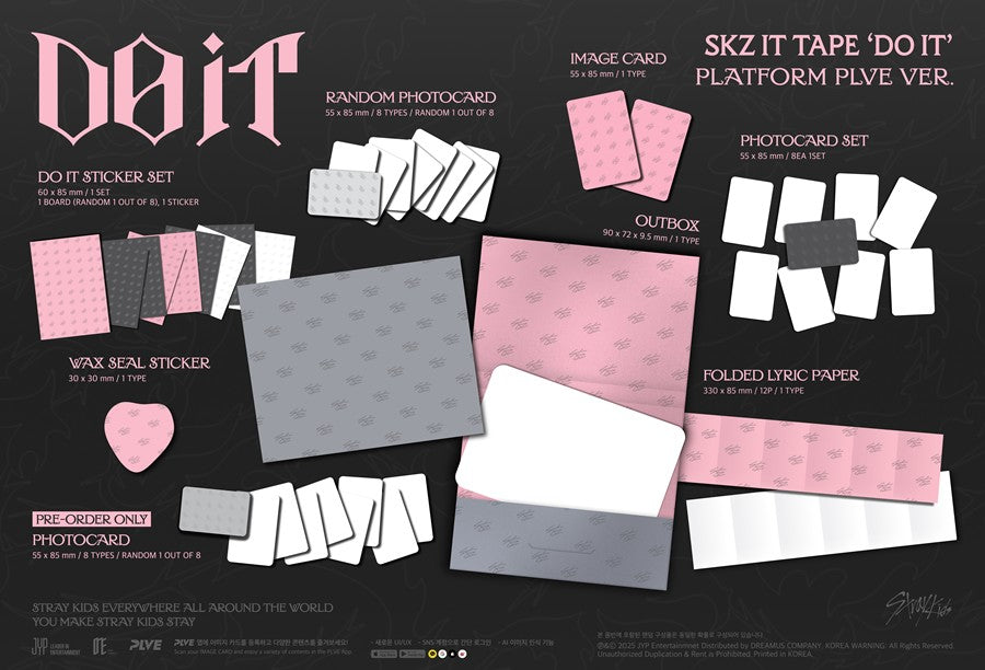 [Pre-Order] Stray Kids – SKZ IT TAPE [DO IT] (PLATFORM PLVE VER.)