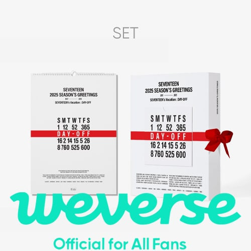 [Pre-Order] [WEVERSE POB] 2025 SEVENTEEN SEASON’S GREETINGS + WALL CALENDAR SET