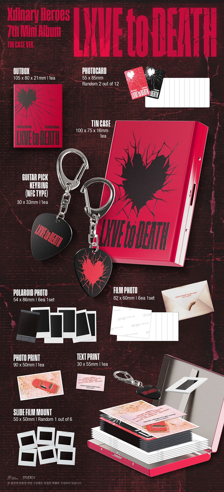 [PRE-ORDER] [SOUNDWAVE POB] Xdinary-Heroes – 7th Mini Album [LXVE to DEATH] (MD ver.)