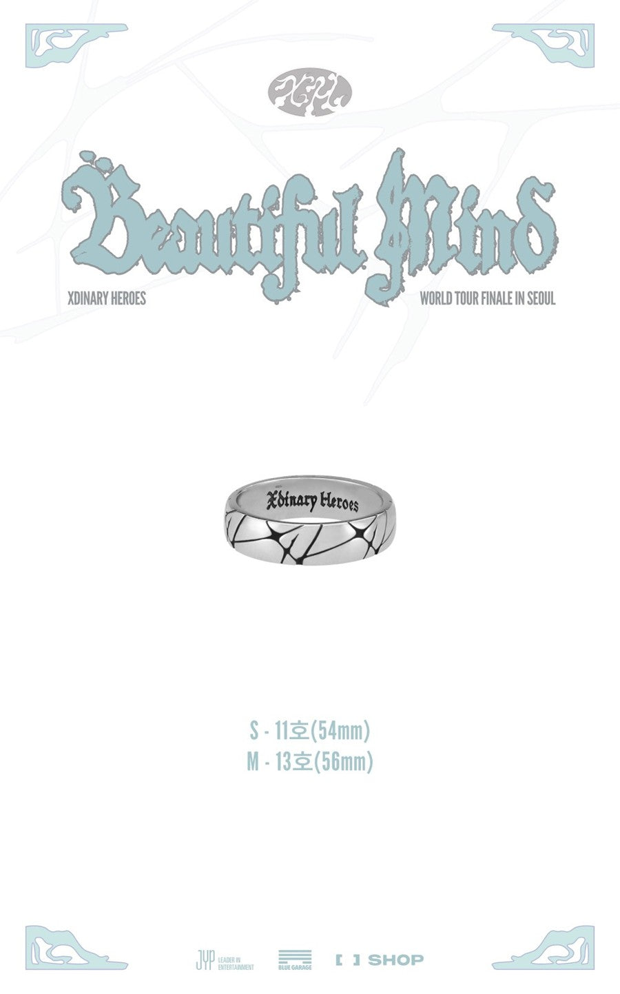 Xdinary Heroes Beautiful Mind World Tour FINALE in SEOUL MD SILVER RING