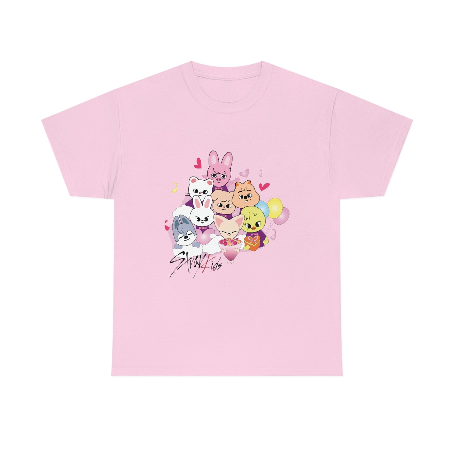 Stray Kids Skzoo Valentine's Kpop T-shirt Unisex Heavy Cotton Tee
