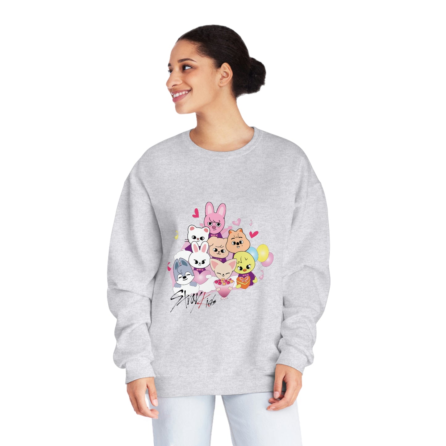 Stray Kids Skzoo Valentine's Kpop Unisex NuBlend® Crewneck Sweatshirt