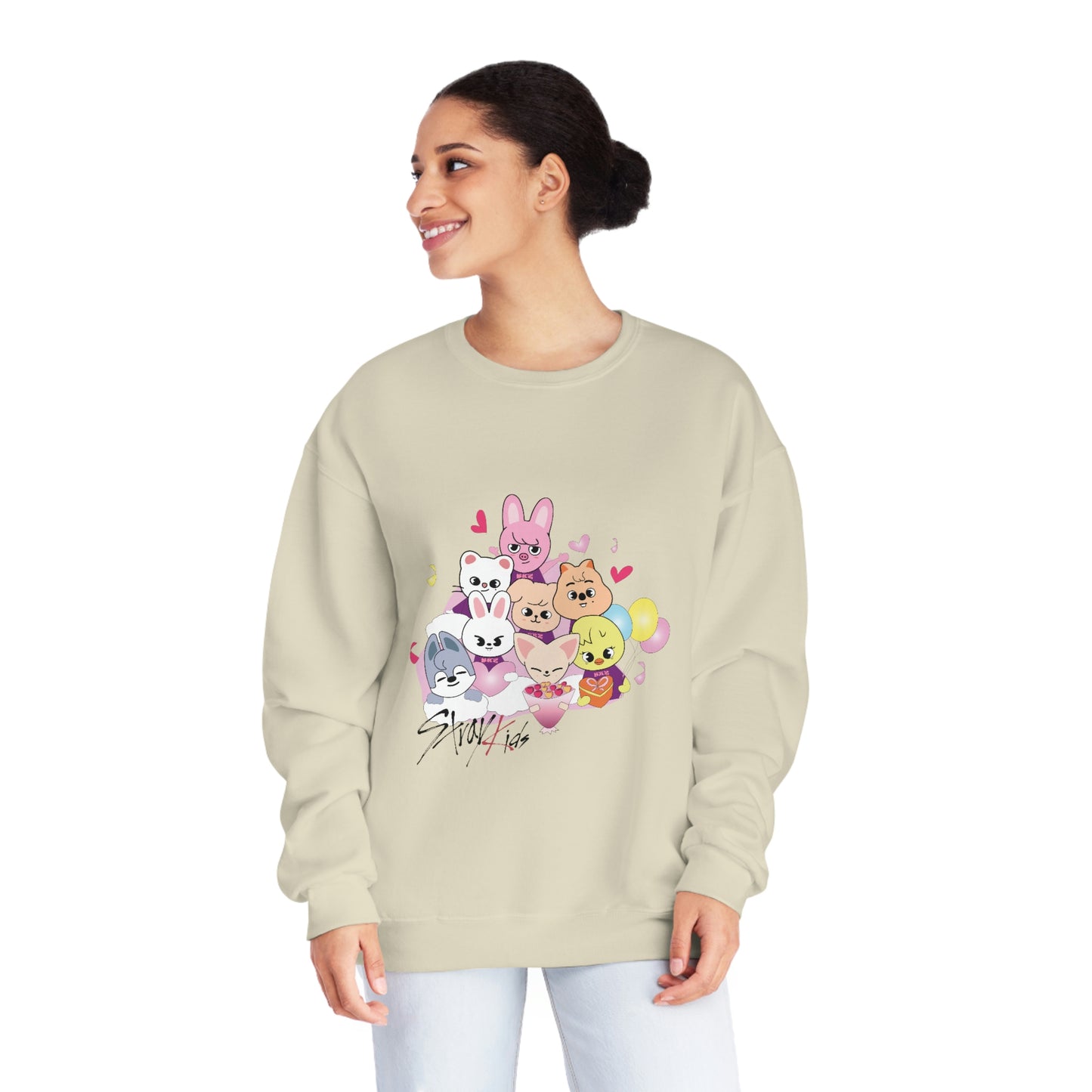 Stray Kids Skzoo Valentine's Kpop Unisex NuBlend® Crewneck Sweatshirt